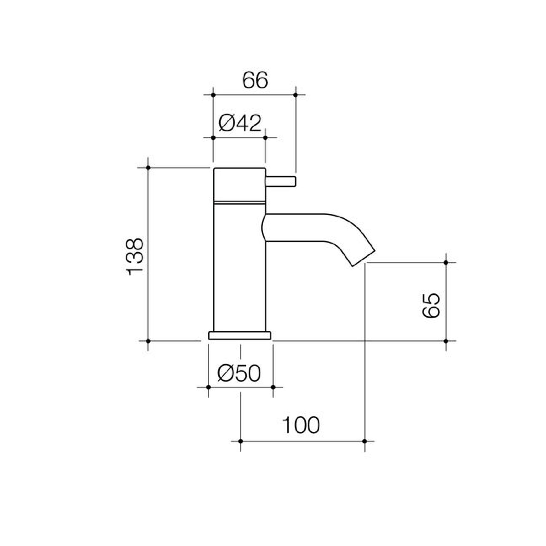 Civic Hob Quarter Turn Tap