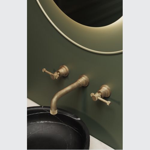 Arena 3 Hole Wall Mount Basin Mixer