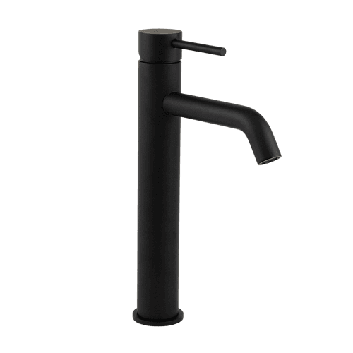 Mira Matte Black Tall Basin Mixer