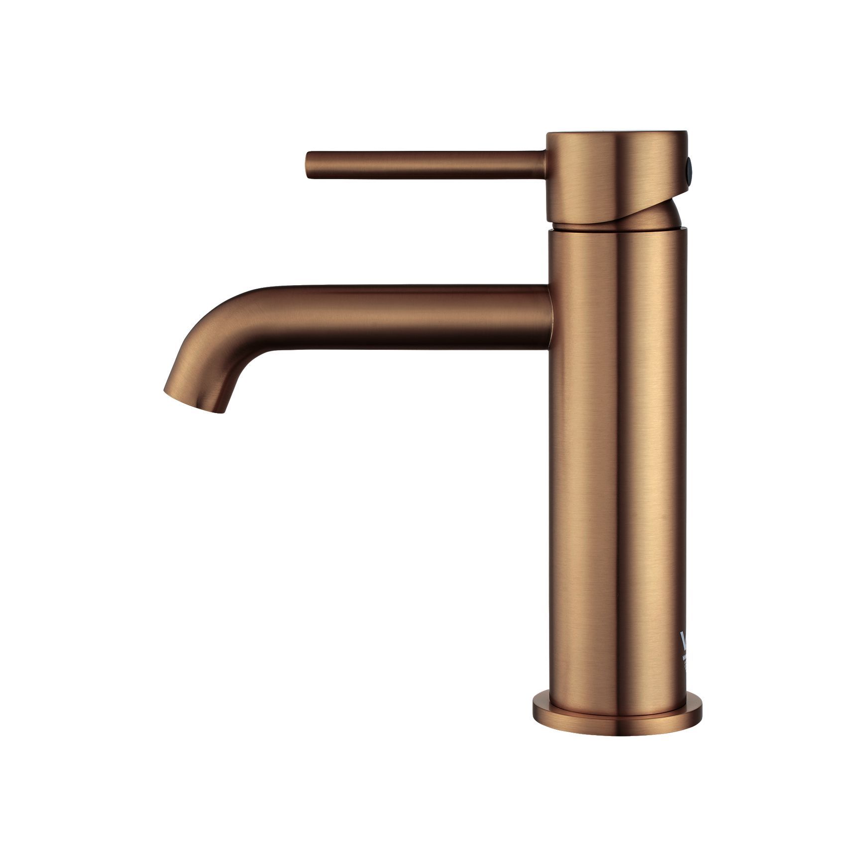 Lucid Pin Basin Mixer Brushed Copper