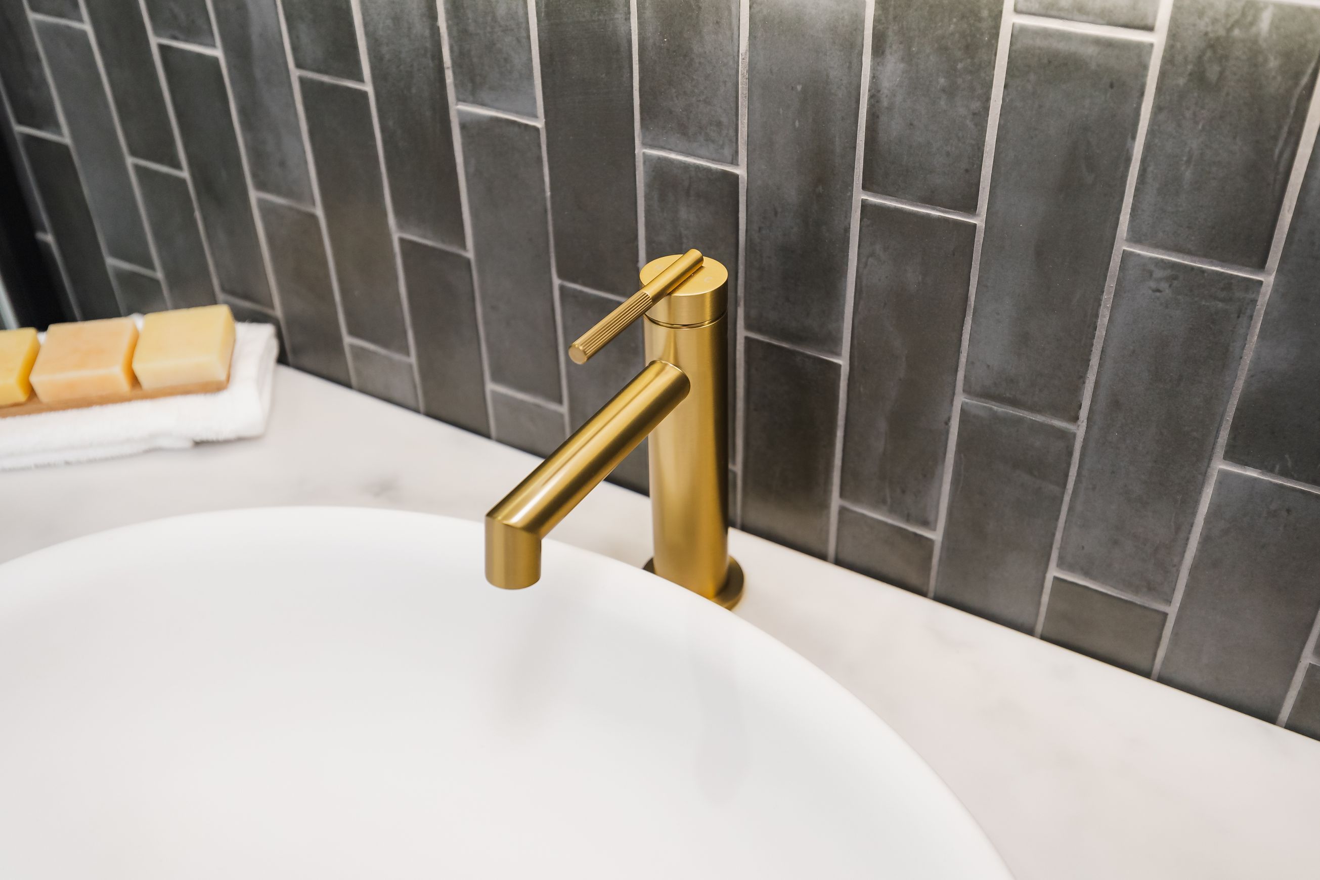 Caddence Basin Mixer Brushed Brass