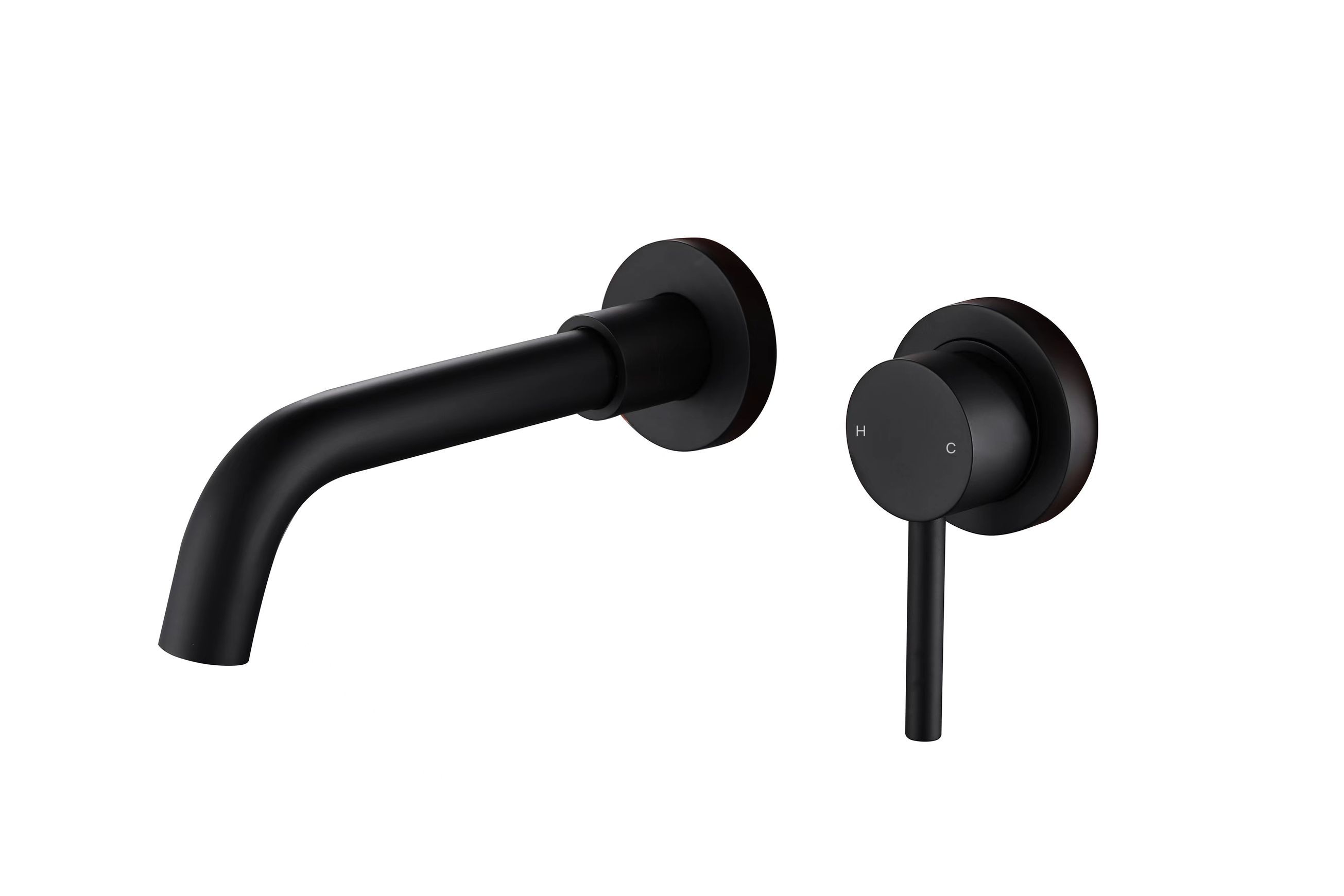 Evoke Wall Mounted Basin Mixer and Spout
