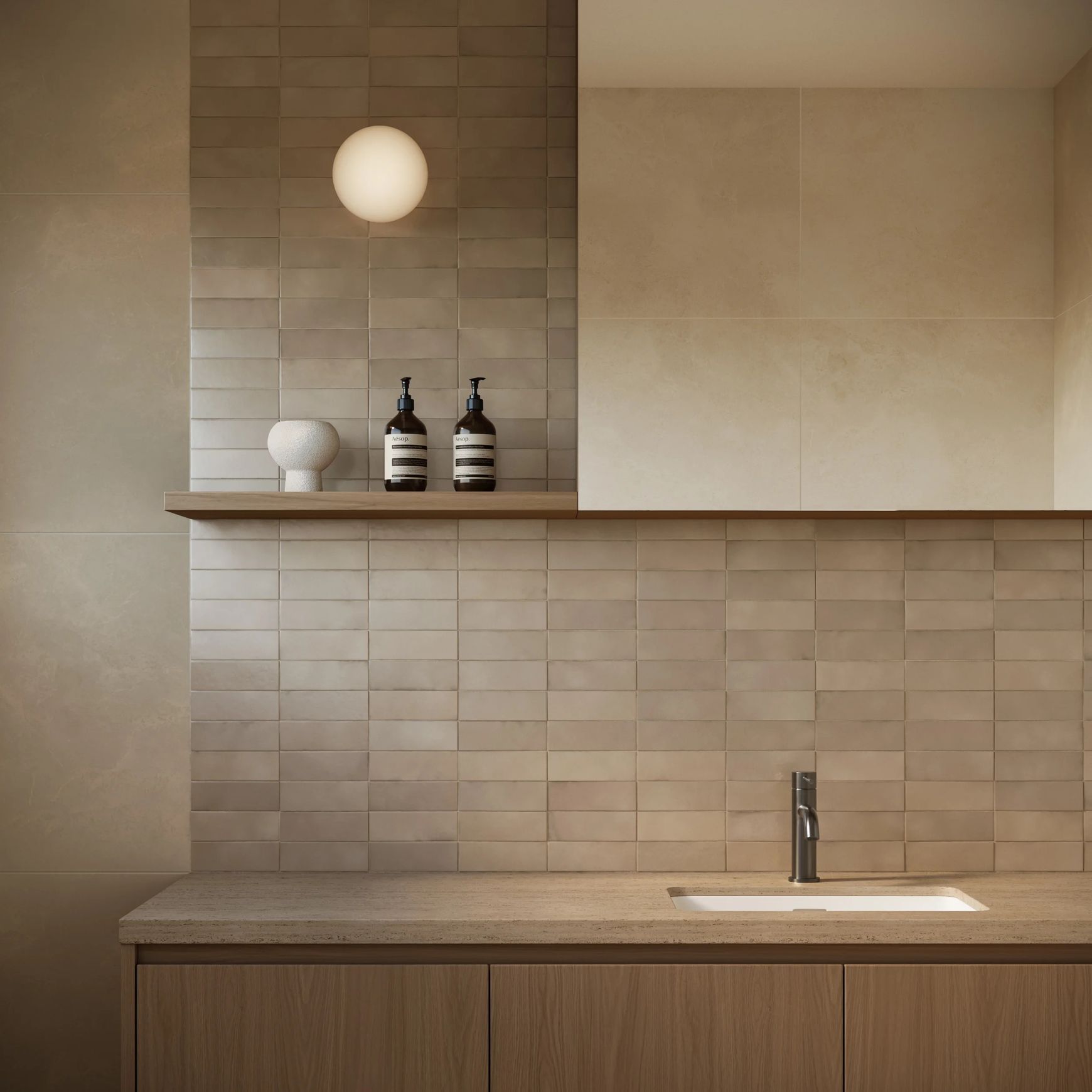 Elysian Basin Mixer - Brushed Gunmetal
