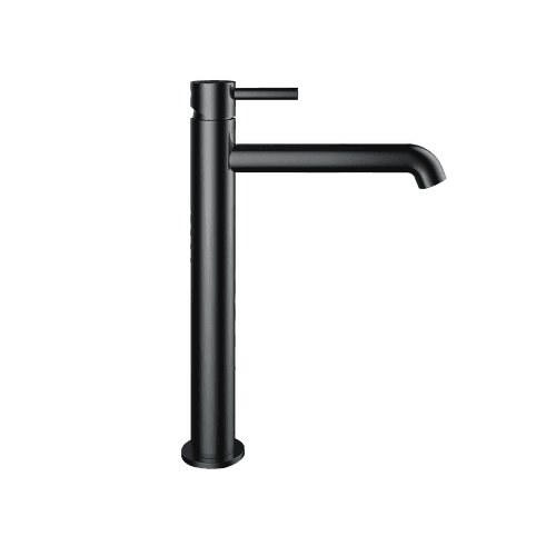 Carbon Tall Basin Mixer Satin Black