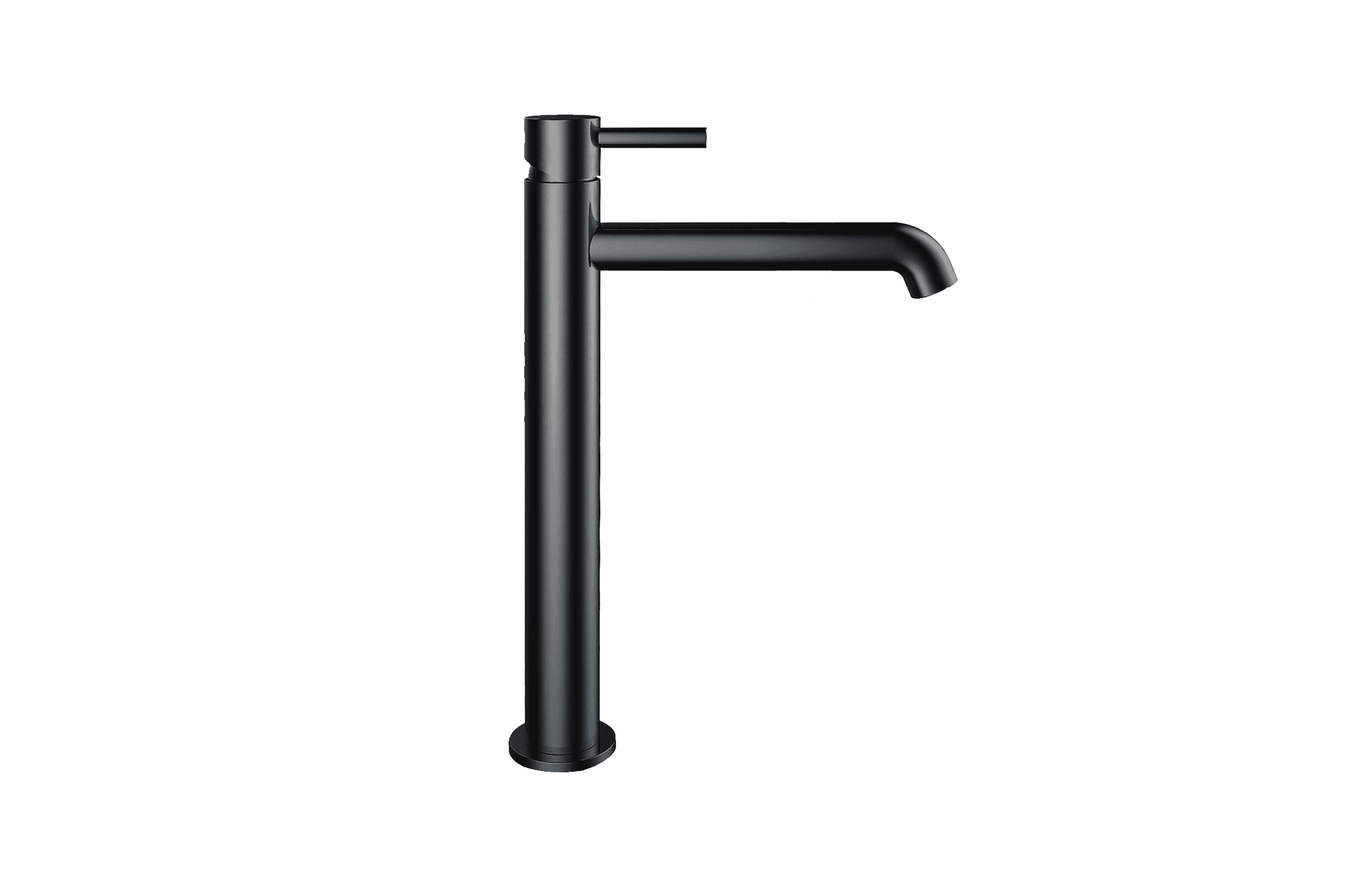Carbon Tall Basin Mixer Satin Black