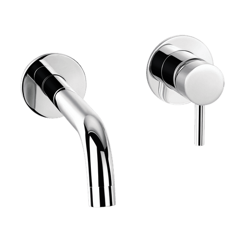 Elisa Wall Mounted Basin Mixer Chrome