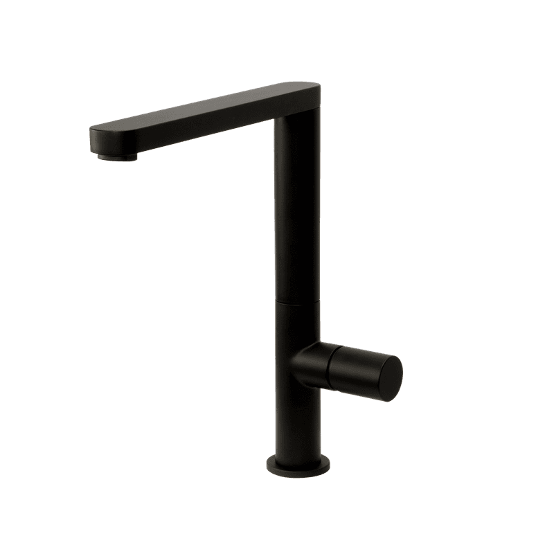 Carbon Minimalist Swivel Mixer Satin Black