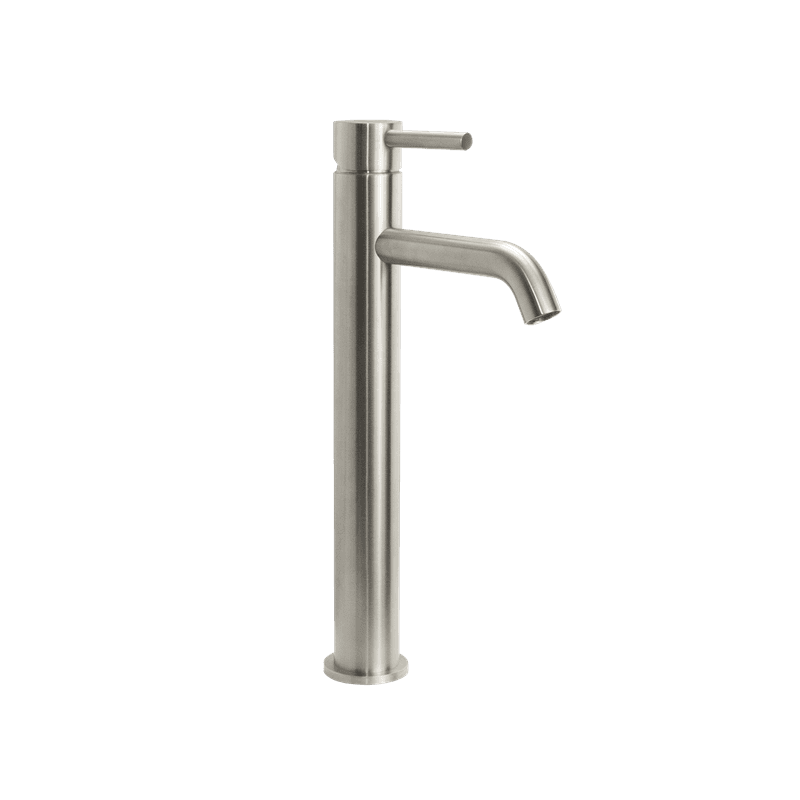 Urban Tall Basin Mixer Brushed Stainless