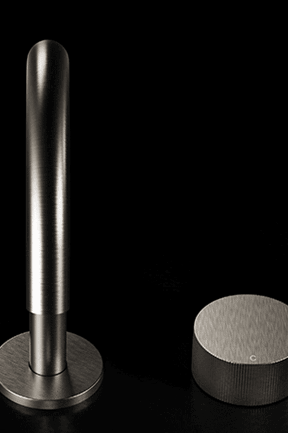 Lente 2 Tap Hole Progressive Deck Mounted Basin Mixer