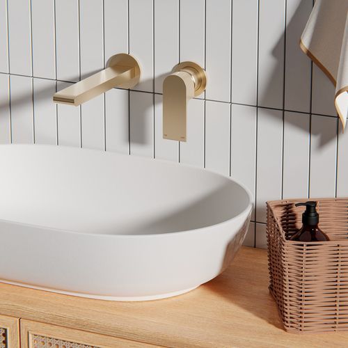 Bianca Mixer Separate Back Plate 187mm | Brushed Gold