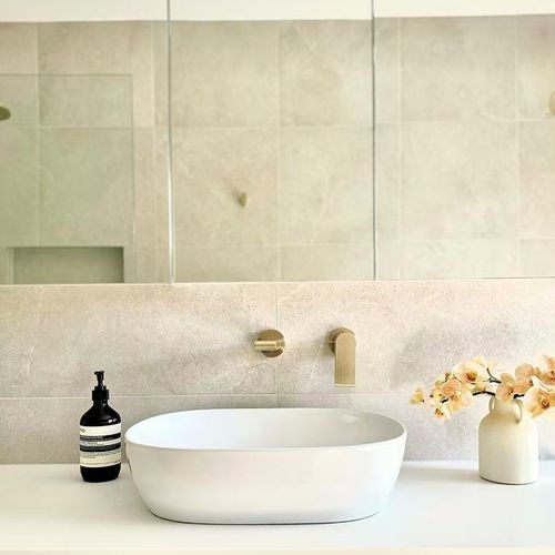 Bianca Mixer Separate Back Plate 187mm | Brushed Gold