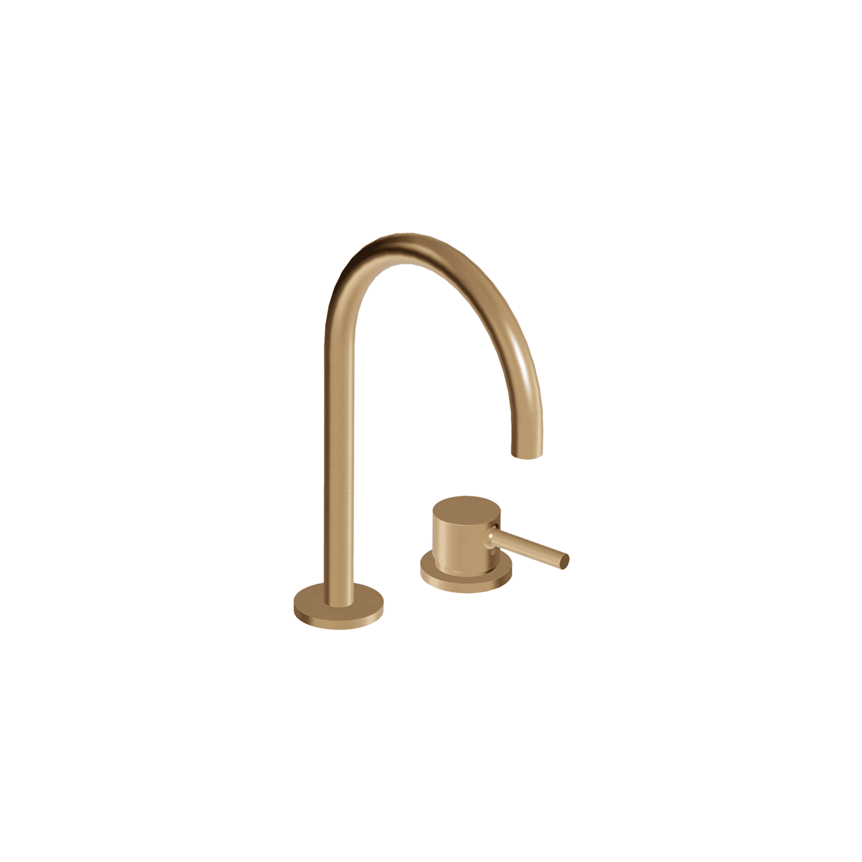 Pan S 2 Tap Hole Extended Height Goose Neck Basin Mixer