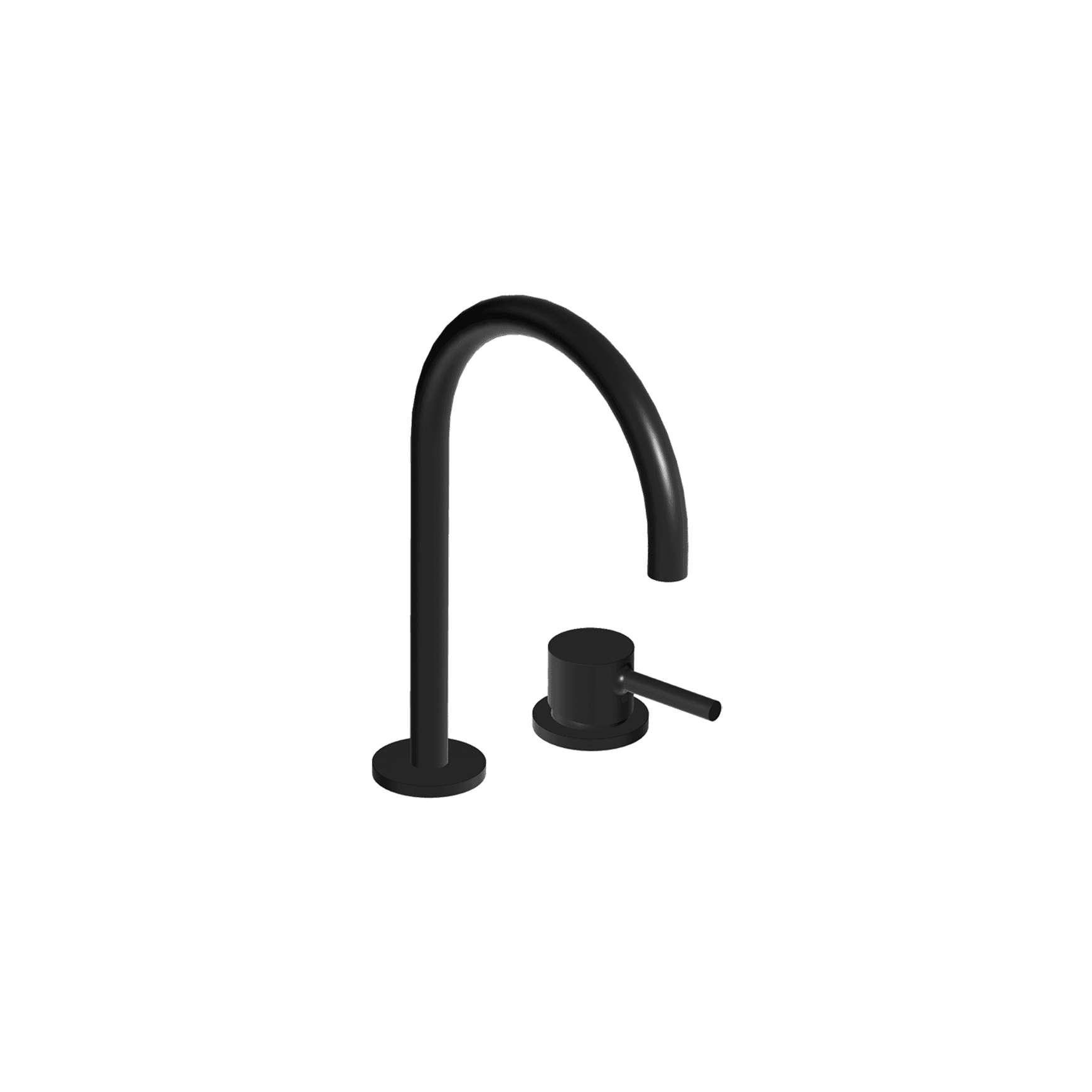 Pan S 2 Tap Hole Extended Height Goose Neck Basin Mixer