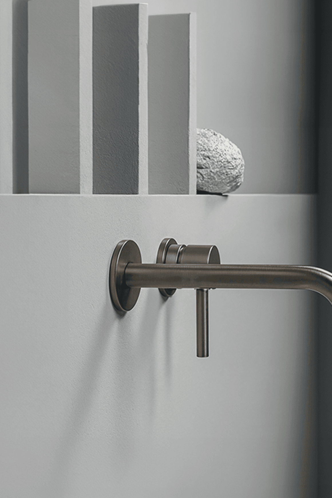 Pan Wall Mounted Basin Mixer 175MM