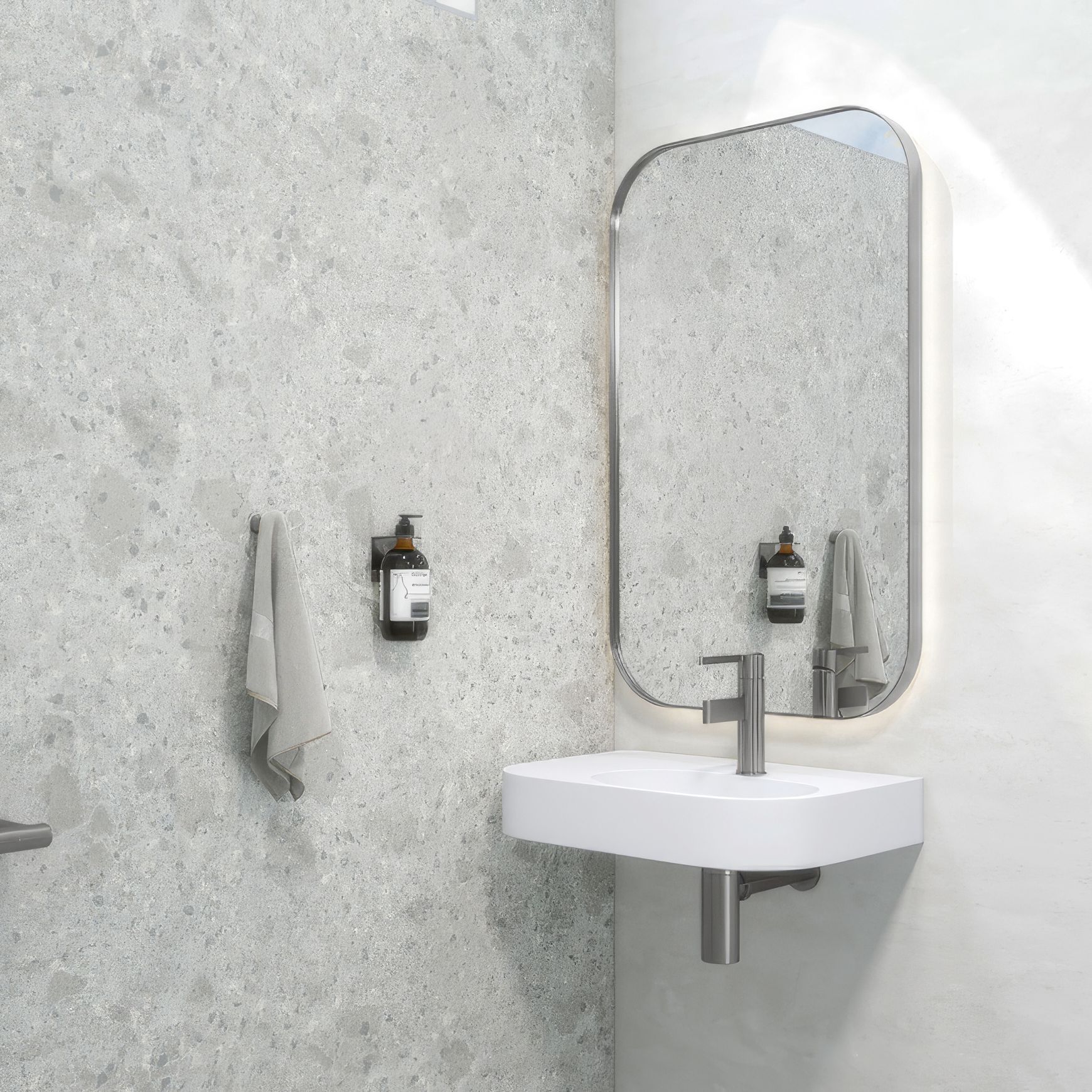 Aliro Accessible Basin Mixer - Brushed Gunmetal