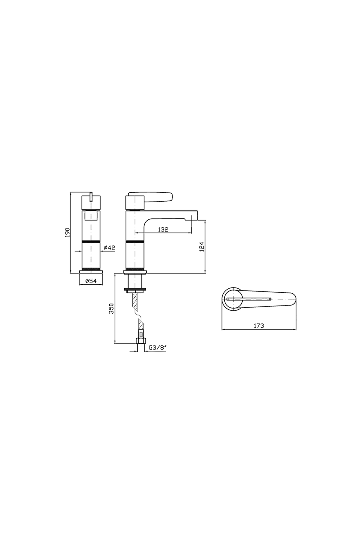 Veloce Basin Mixer