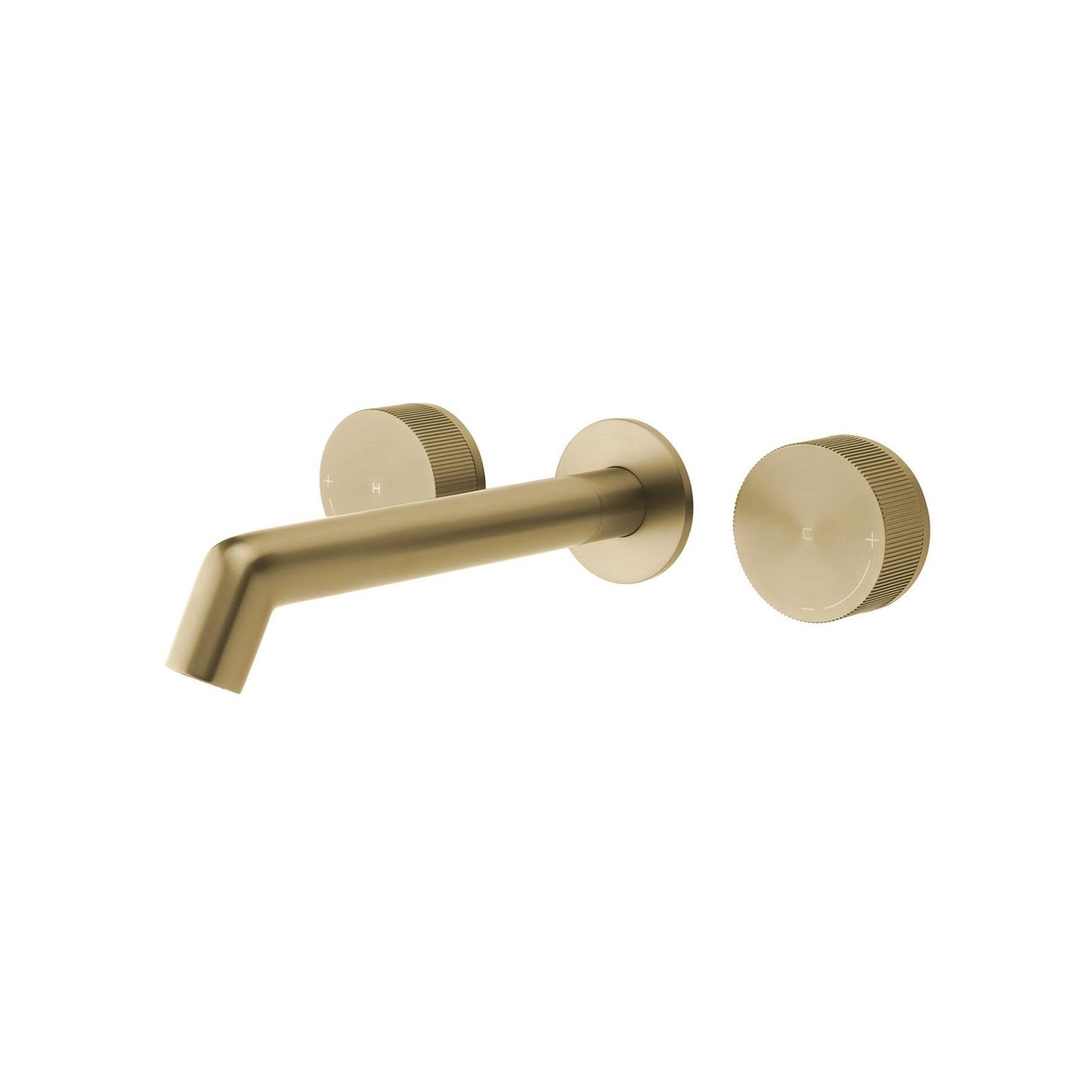 Onyx Dual Handle Wall Basin / Bath Mixer