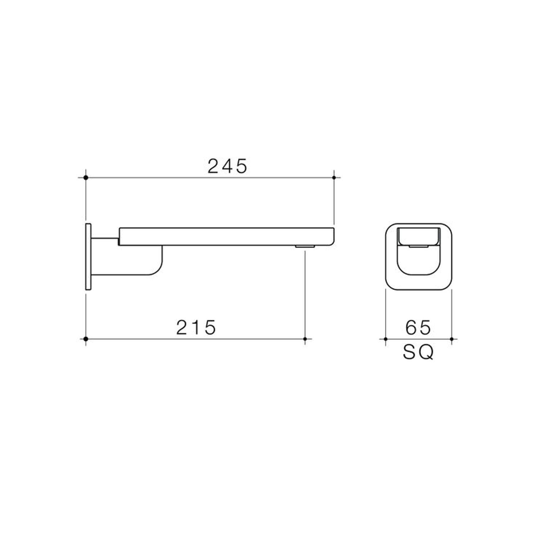 Waipori MK2 Swivel Wall Bath Outlet