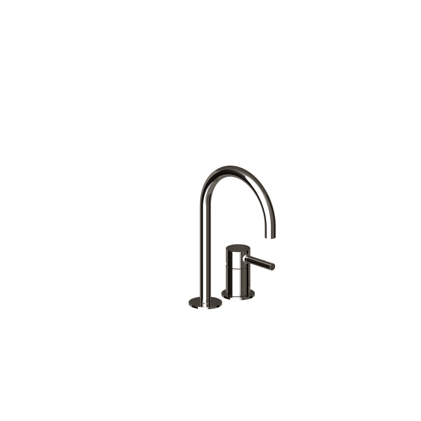 Pan 2 Tap Hole Basin Mixer High Spout
