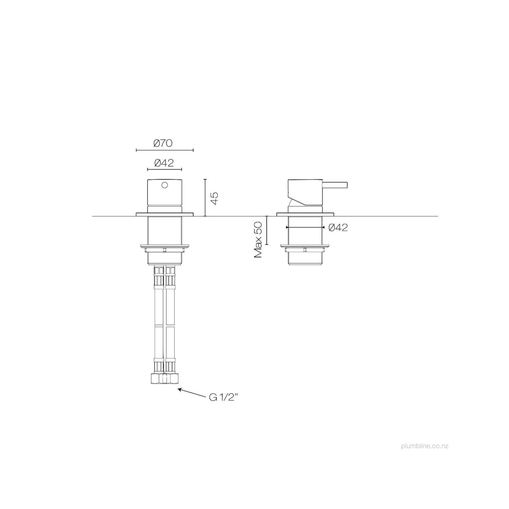 Buddy X Deck Mount Mixer