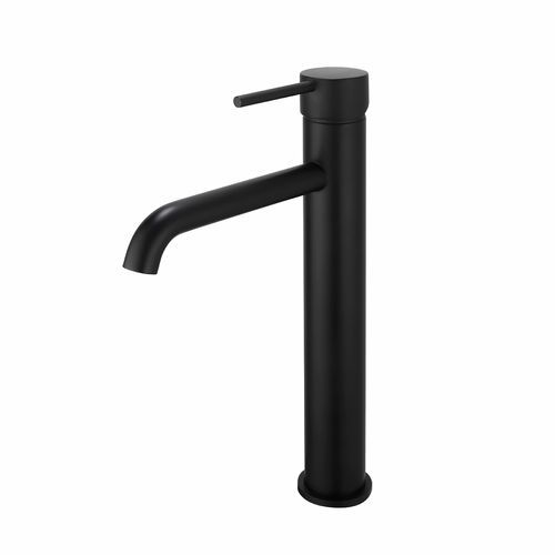 Lucid Pin Tall Basin Mixer Matte Black