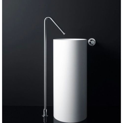 Minimal Floor-mounted Spout For Washbasin by Boffi
