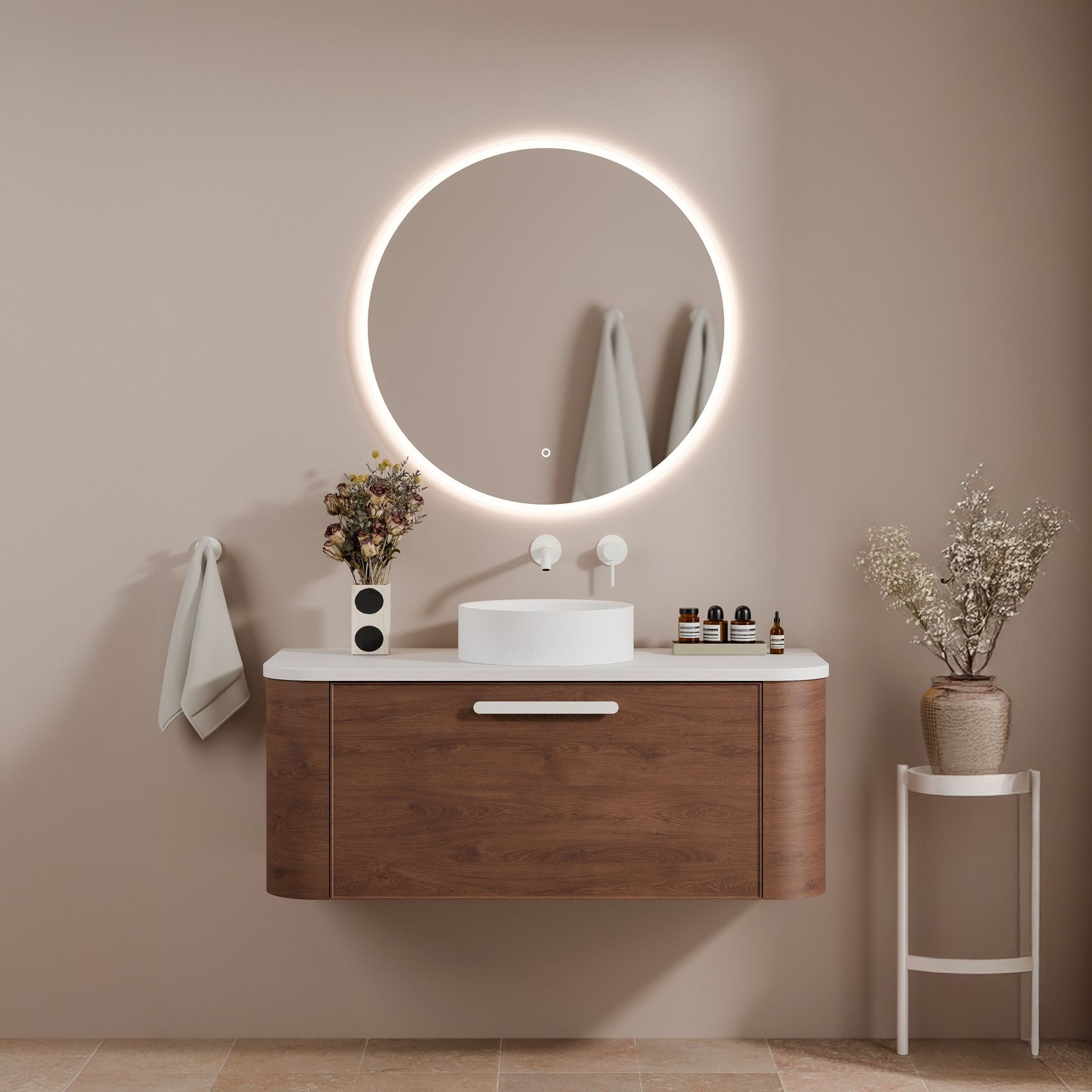 Nature Wall Basin Mixer - 7 Colours