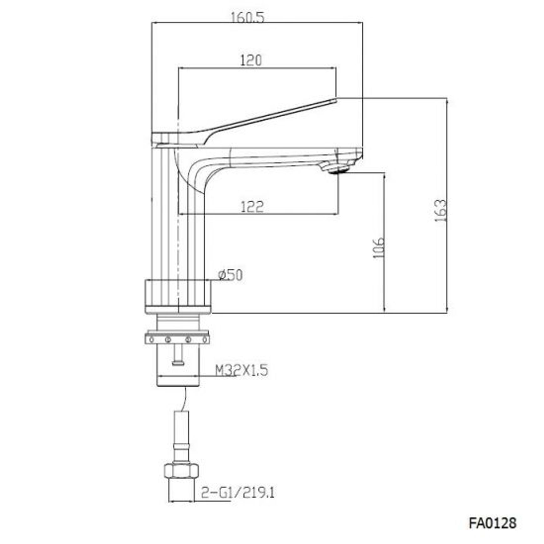 Rushy Basin Mixer Gun Metal Grey