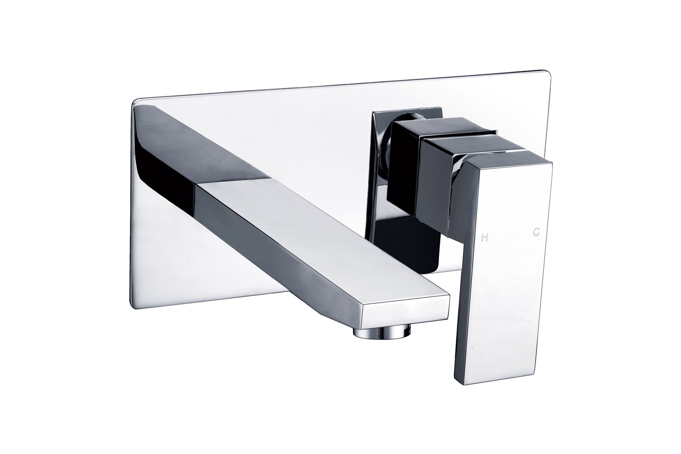 Unika Verona Wall Basin Mixer W/ Spout