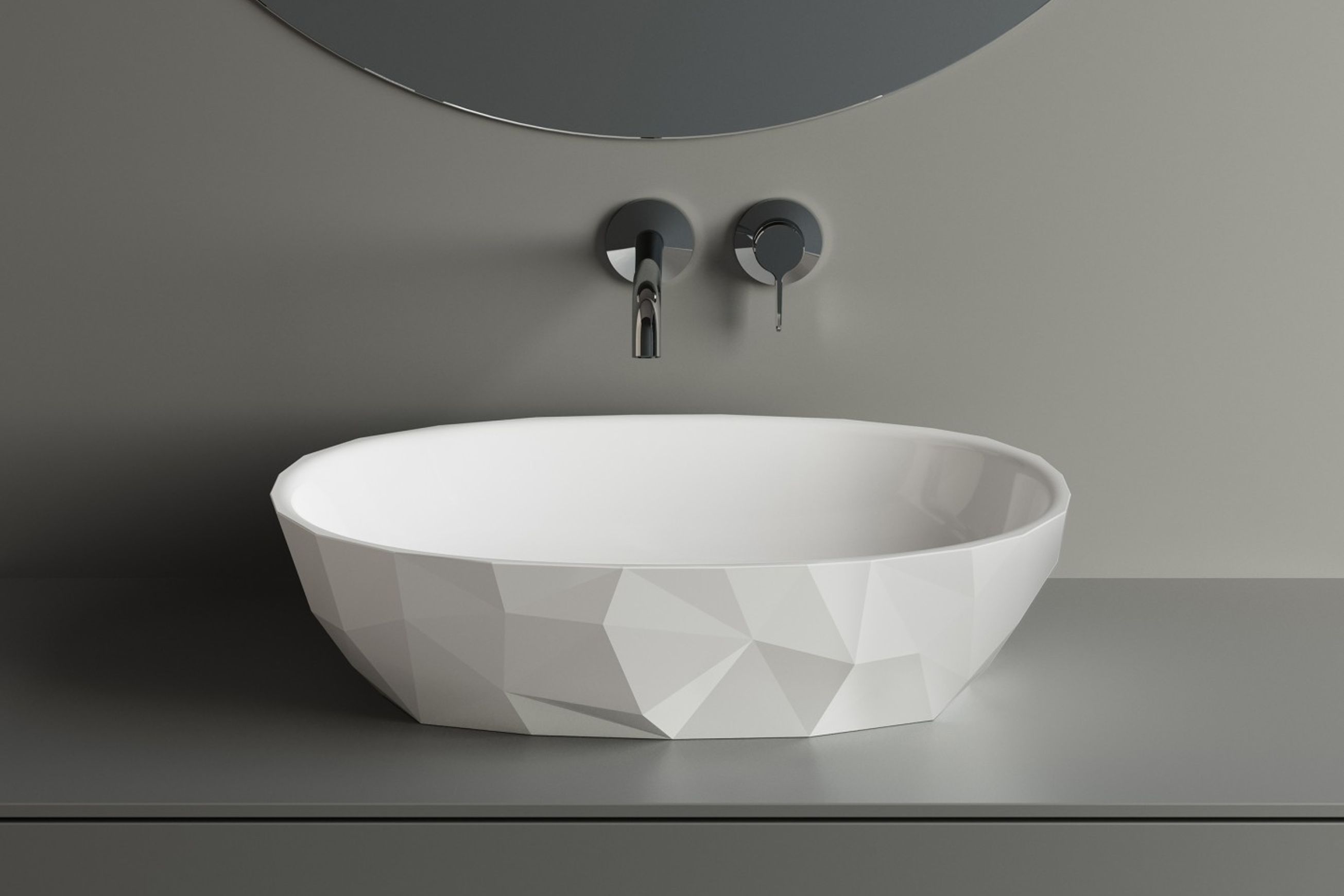 Lotus Oval Vessel Basin