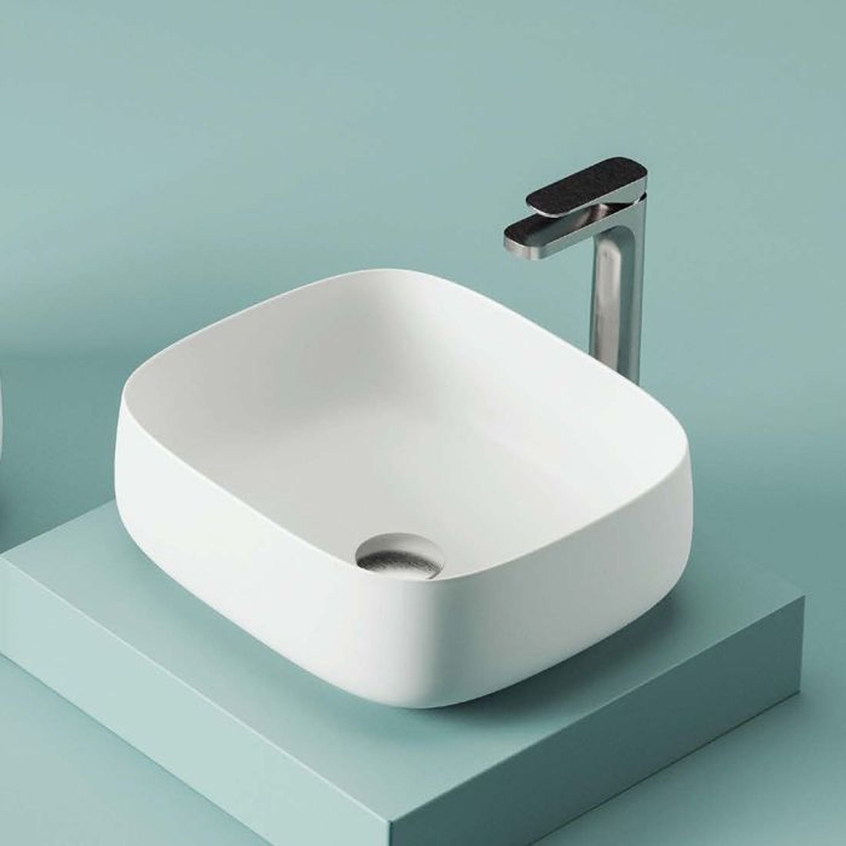 Art Ceram | Cognac Quadro Basin