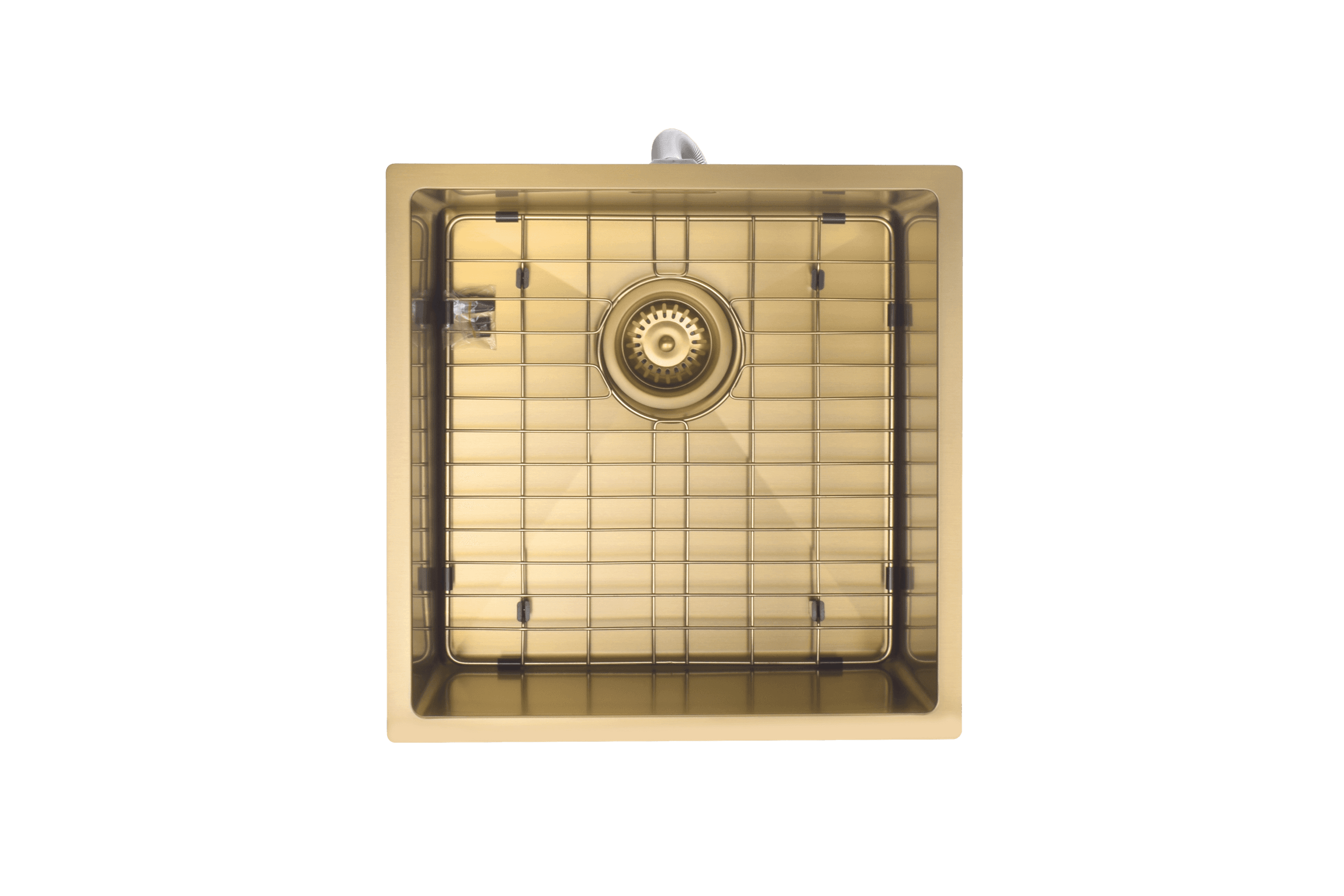 Aspen PVD 400mm Single Kitchen Sink Brushed Brass