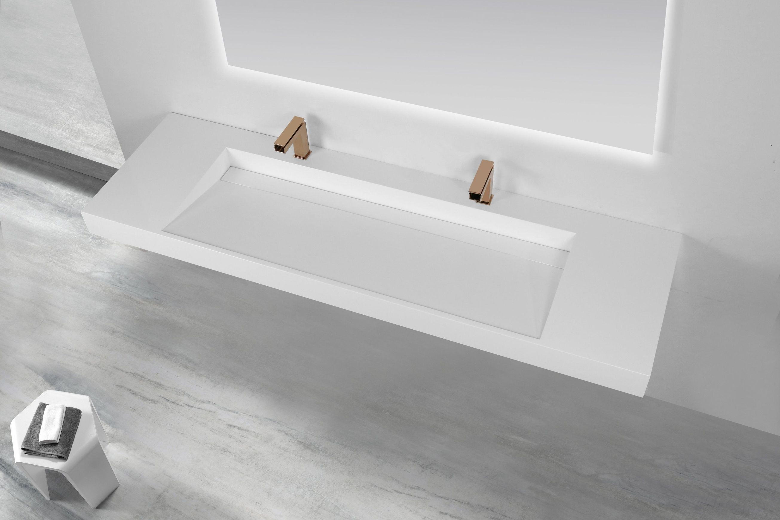 Ramp Basin Wall Hung 1829mm B5072