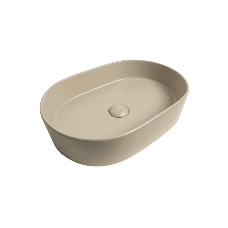 Petra Pill Matte Ecru Sand Basin