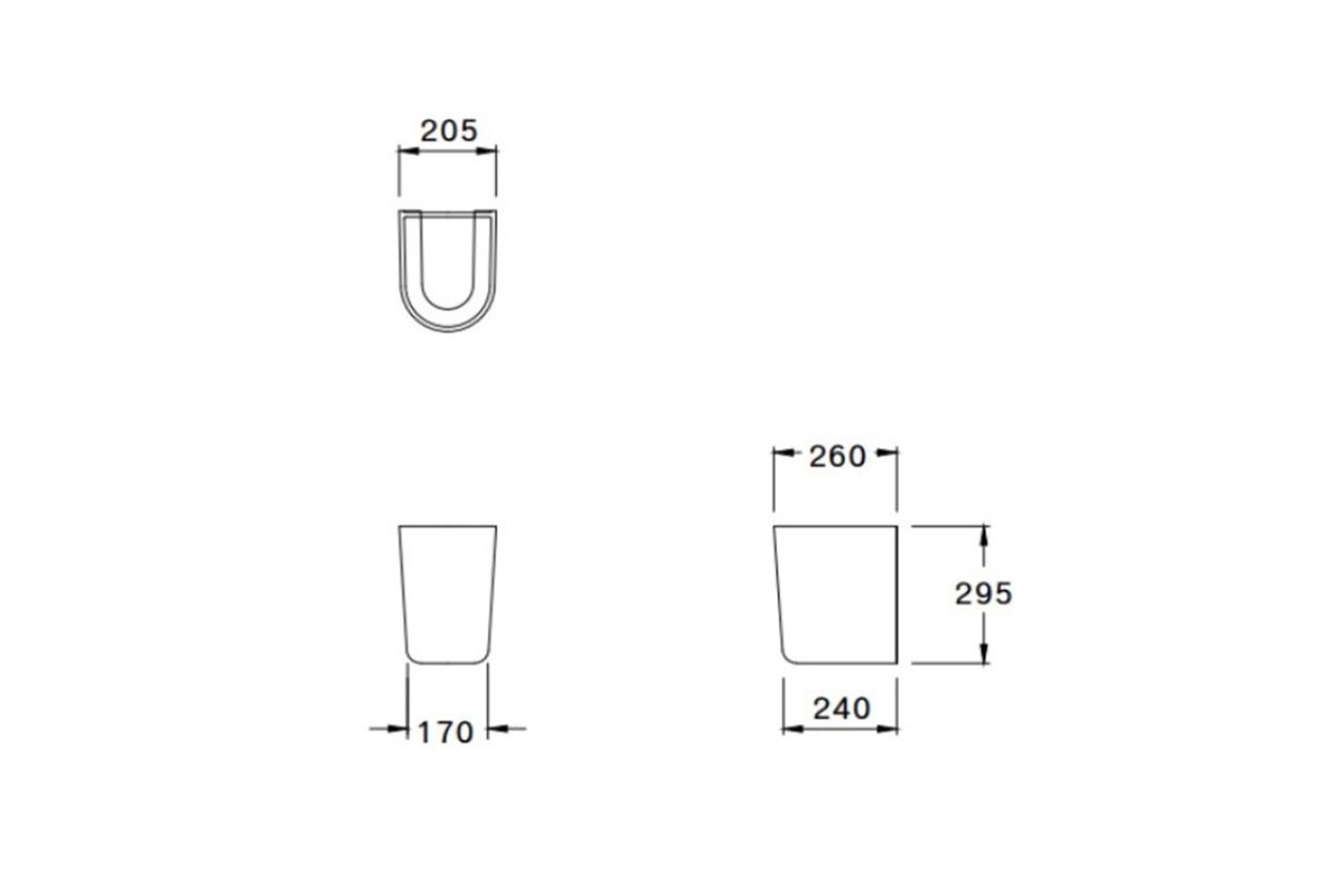 Serve S Wall Basin