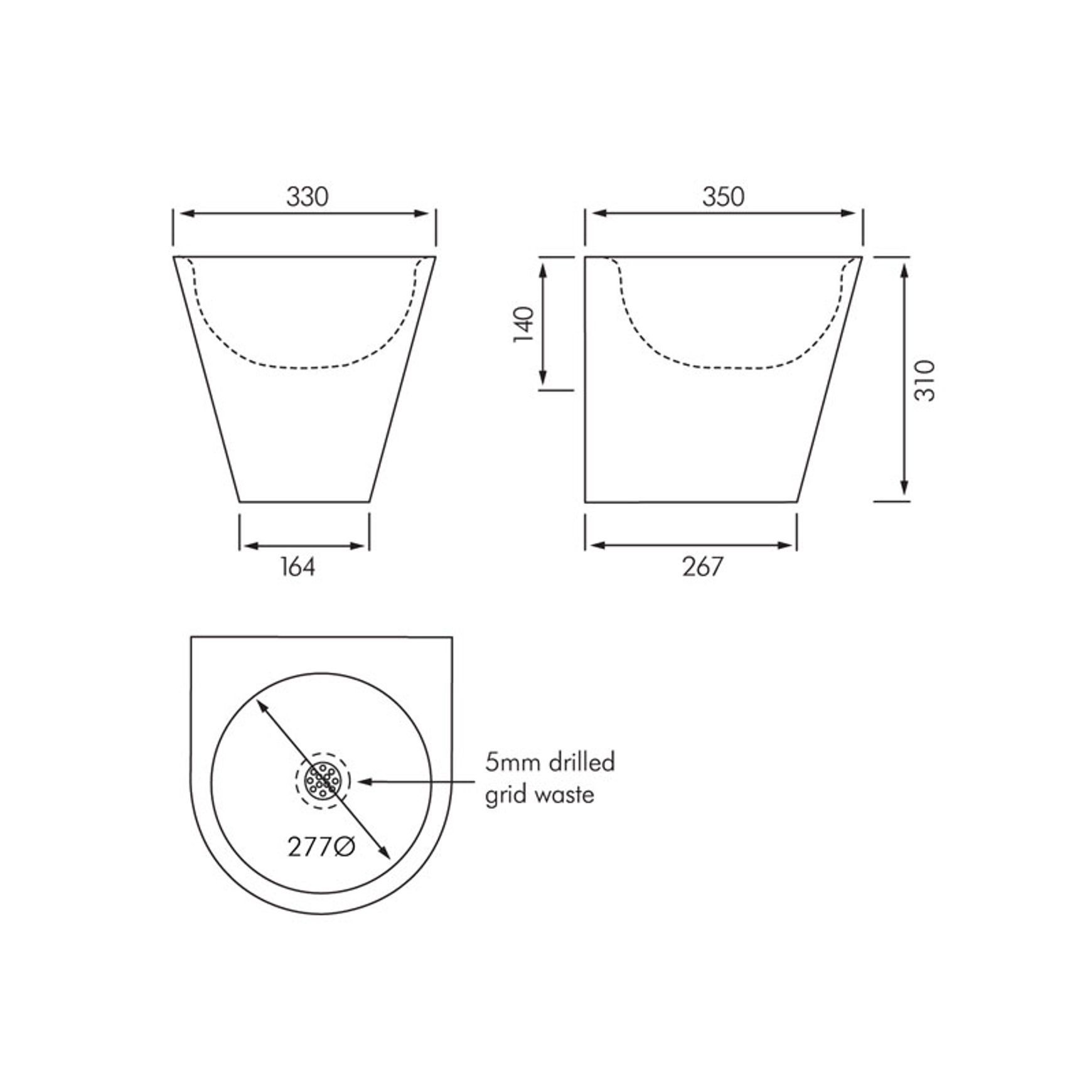 KWC Franke Stainless Steel Medium Duty Wash Basin