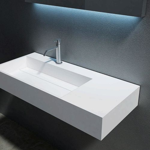 Facile 900 Offset Wall Hung - Bathroom Vanity