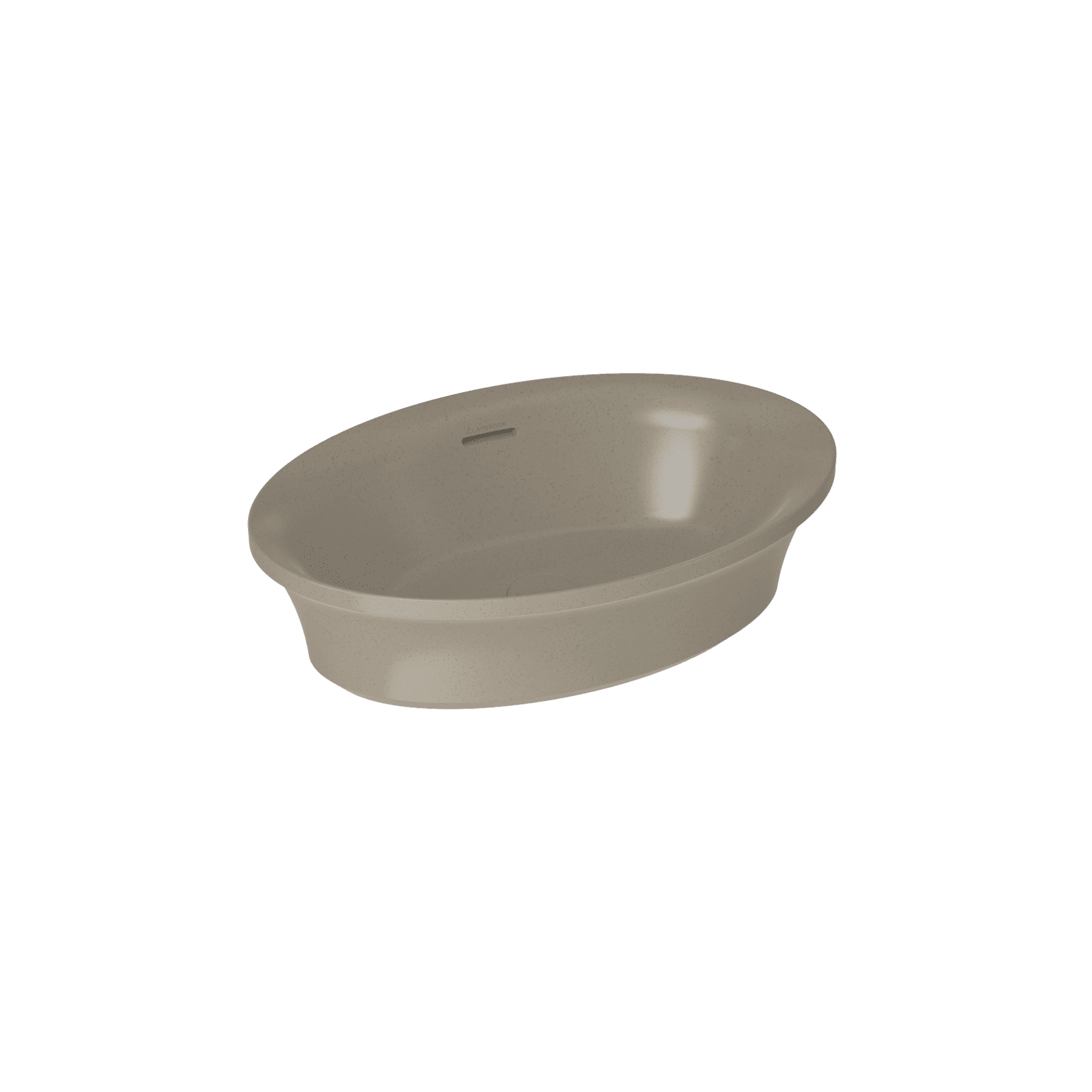 Flute Oval Vessel Basin