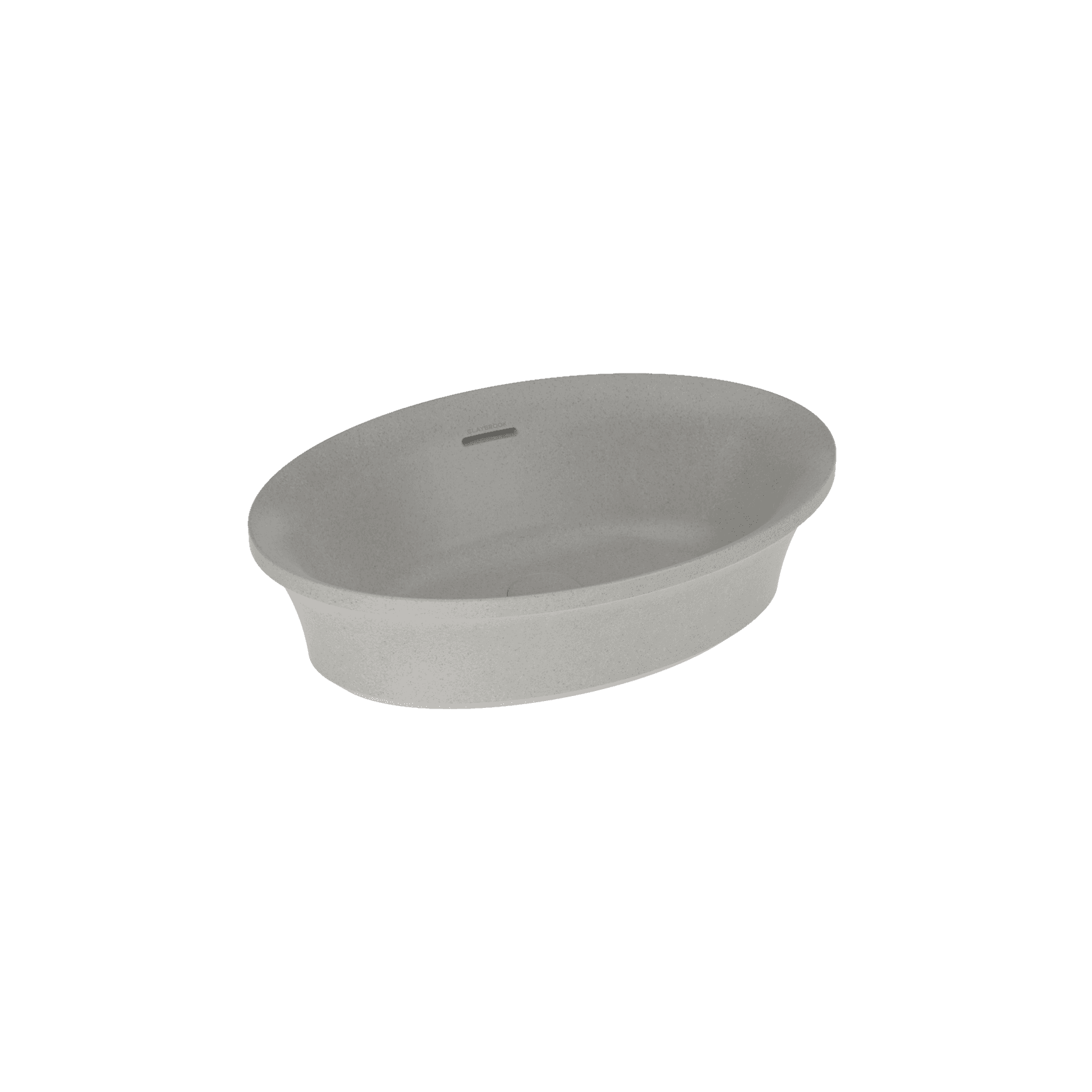 Flute Oval Vessel Basin