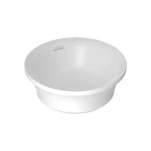 Flute Round Vessel Basin