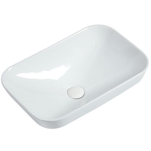 Goccia Semi Recess Drop In Ceramic Basin