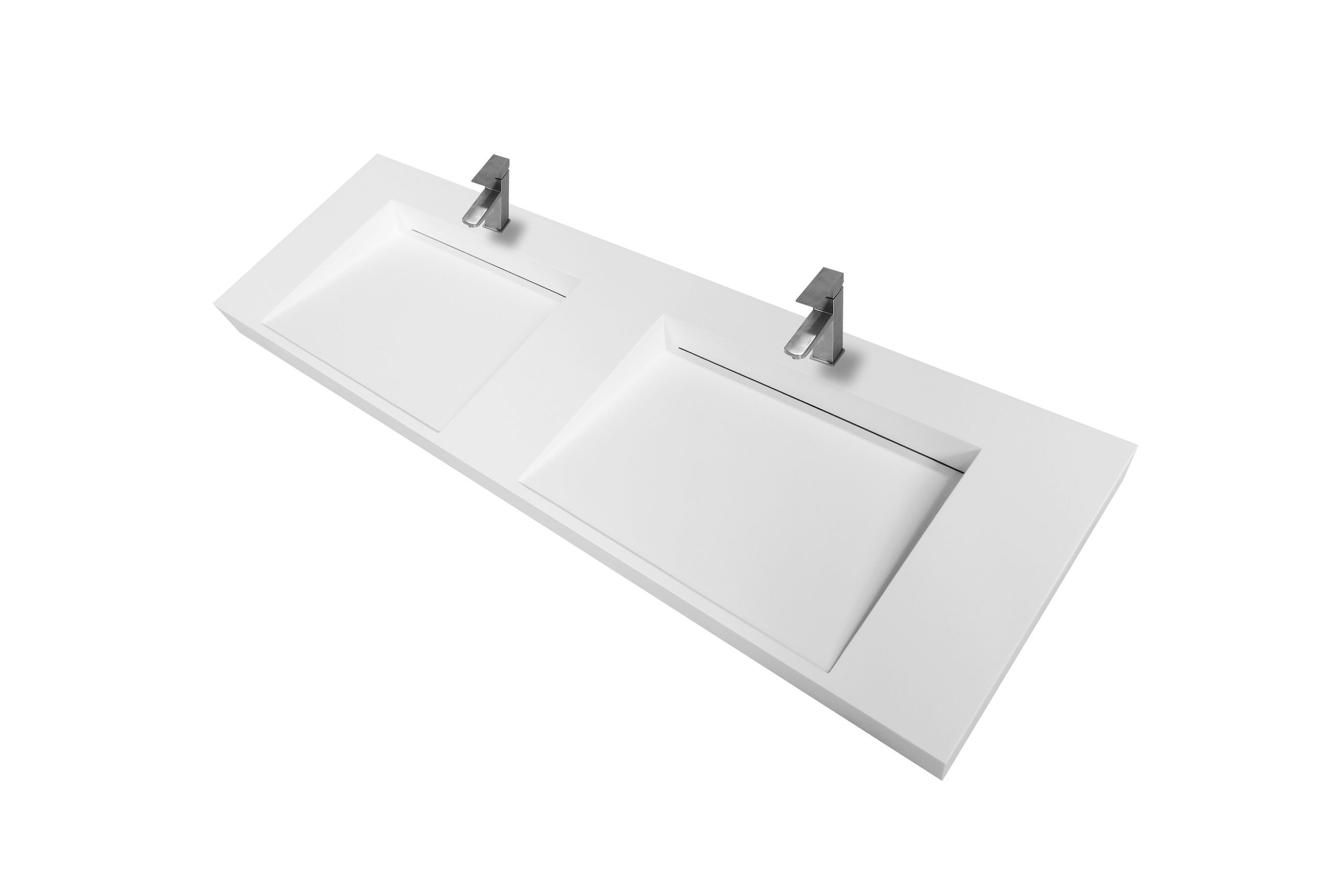 Ramp Basin Double Wide Wall Hung 1524mm B6060-D