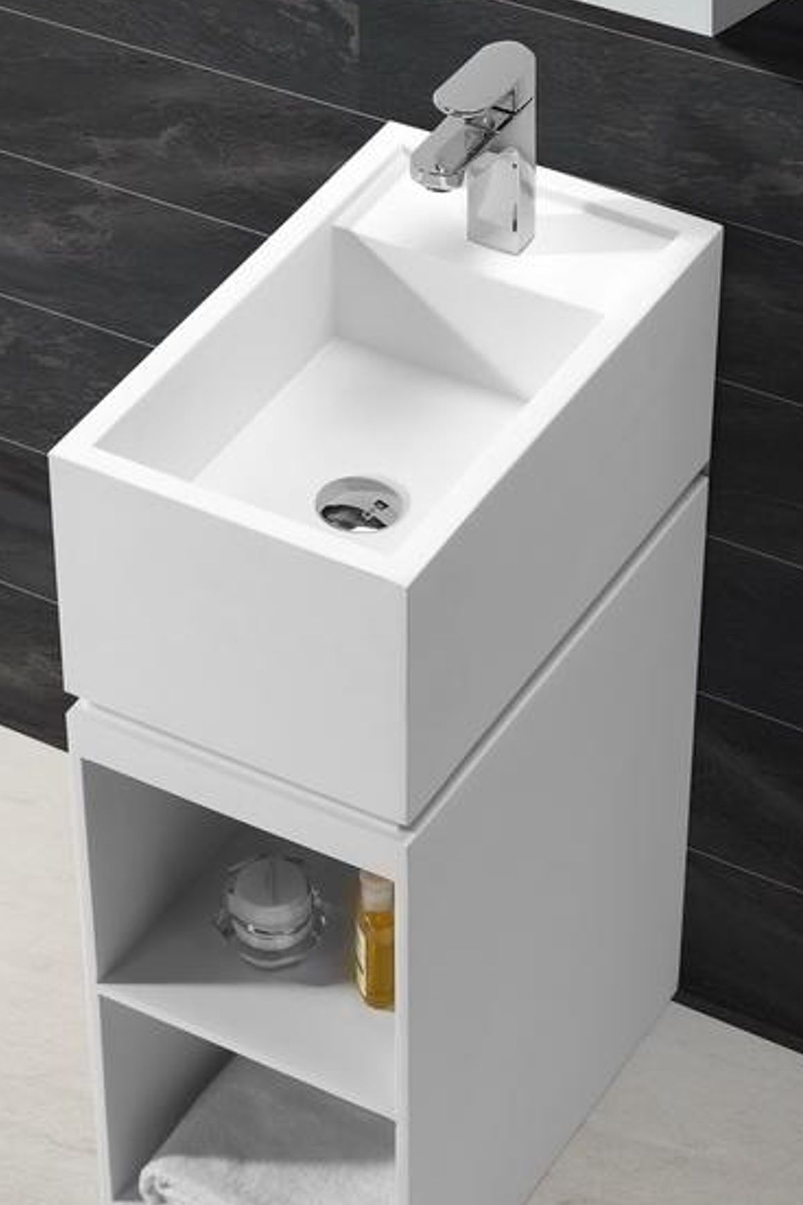 B1585 Freestanding Stone Basin Unit
