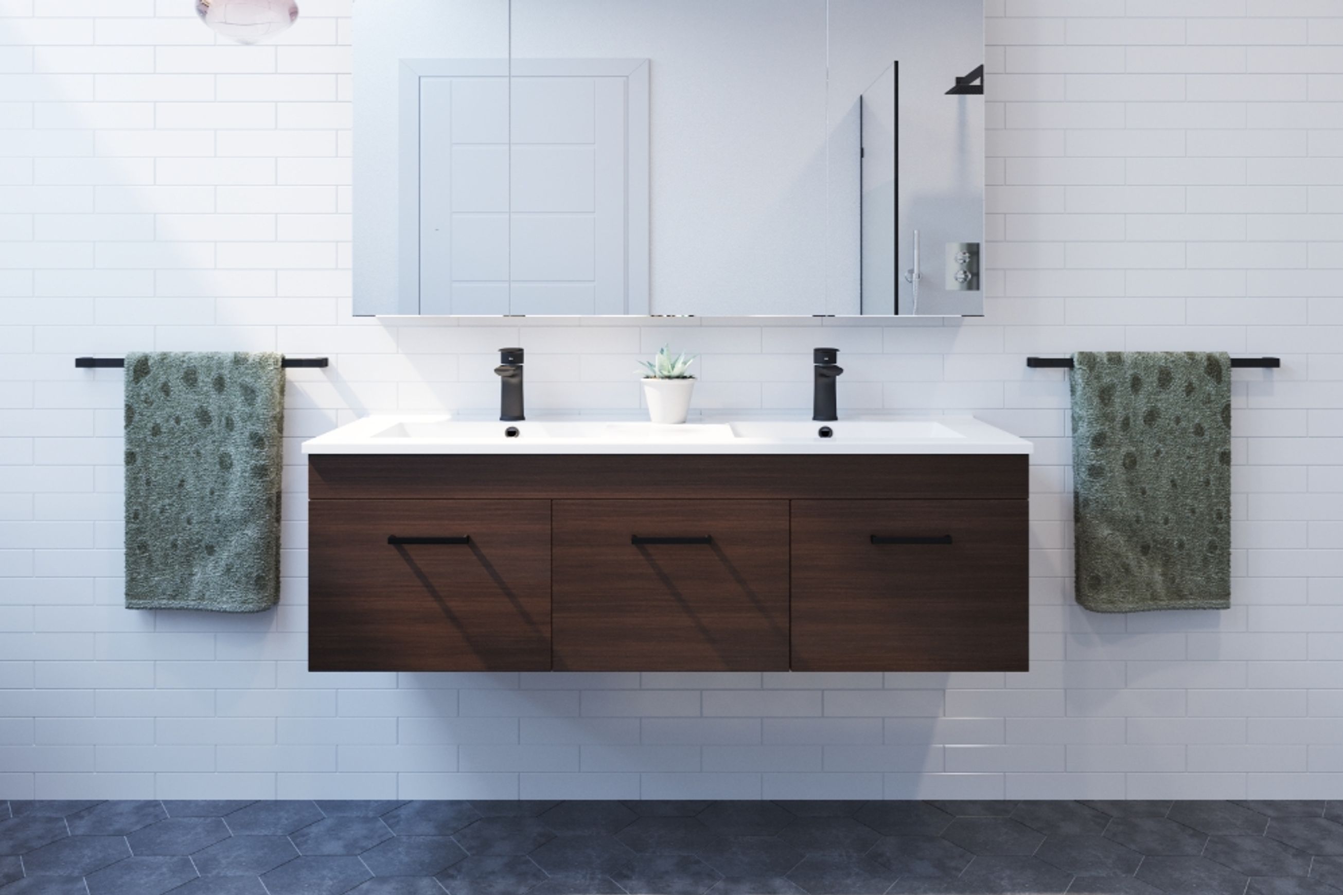 Qube Wall Hung Vanity