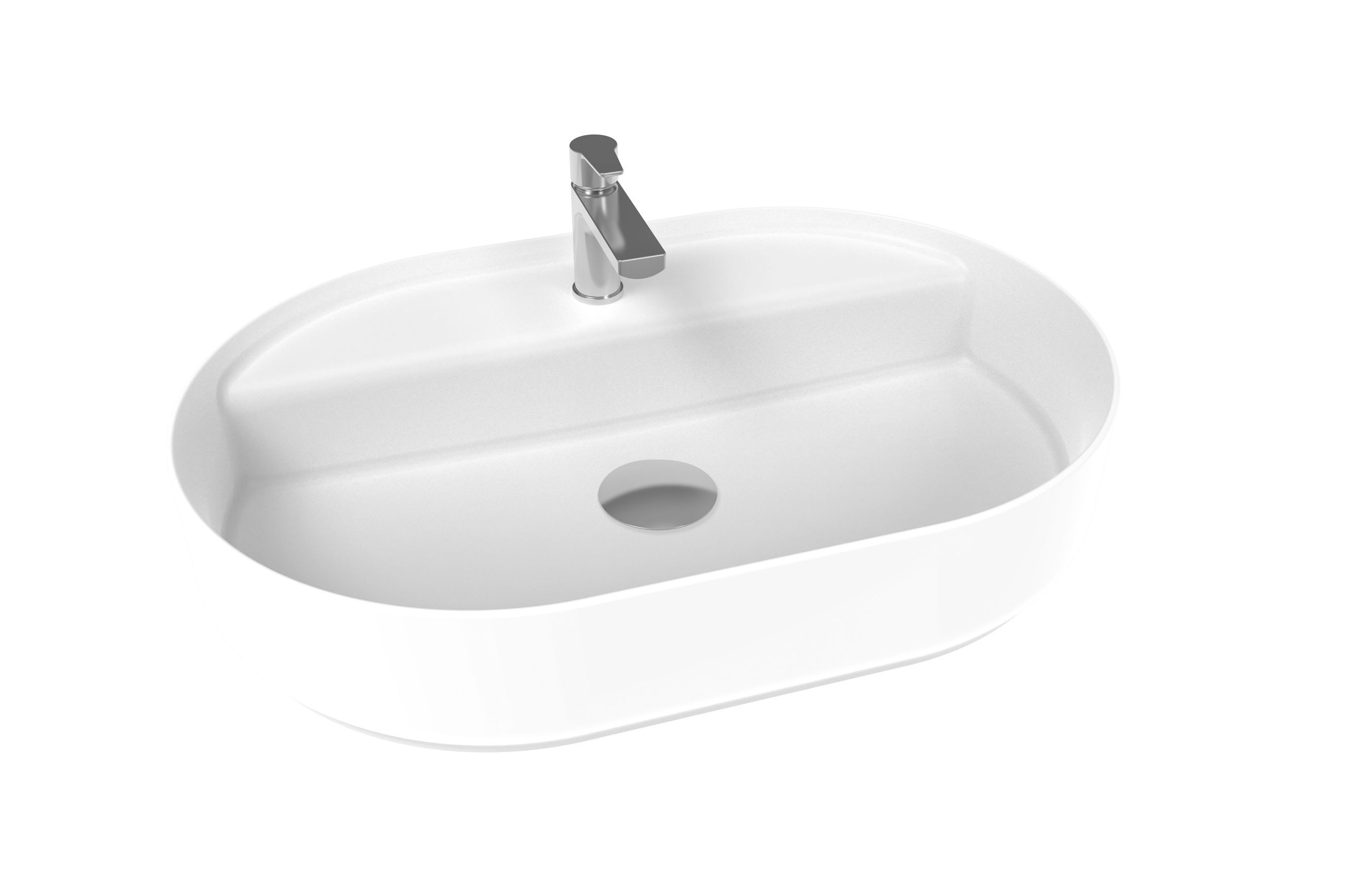 Sofia Oval One Tap Hole Vessel Basin