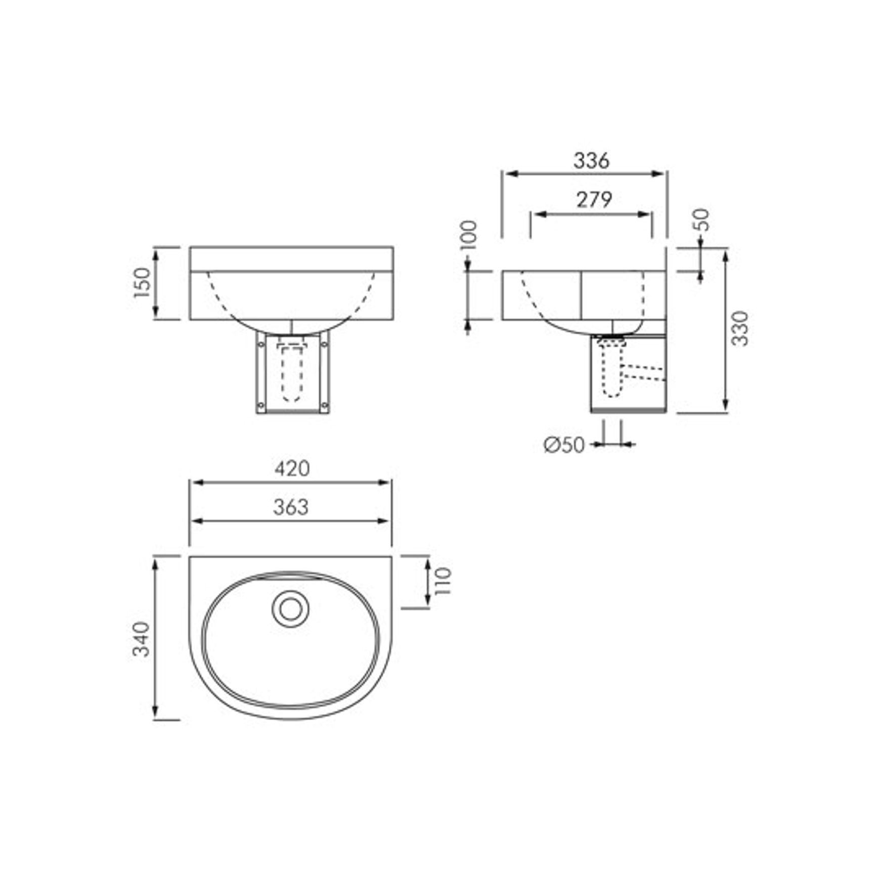 KWC Franke S/S Oval-A Wash Basin with Shroud