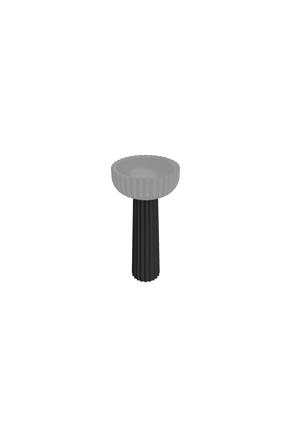 Settecento Pedestal For 44/50 Vessel Basin