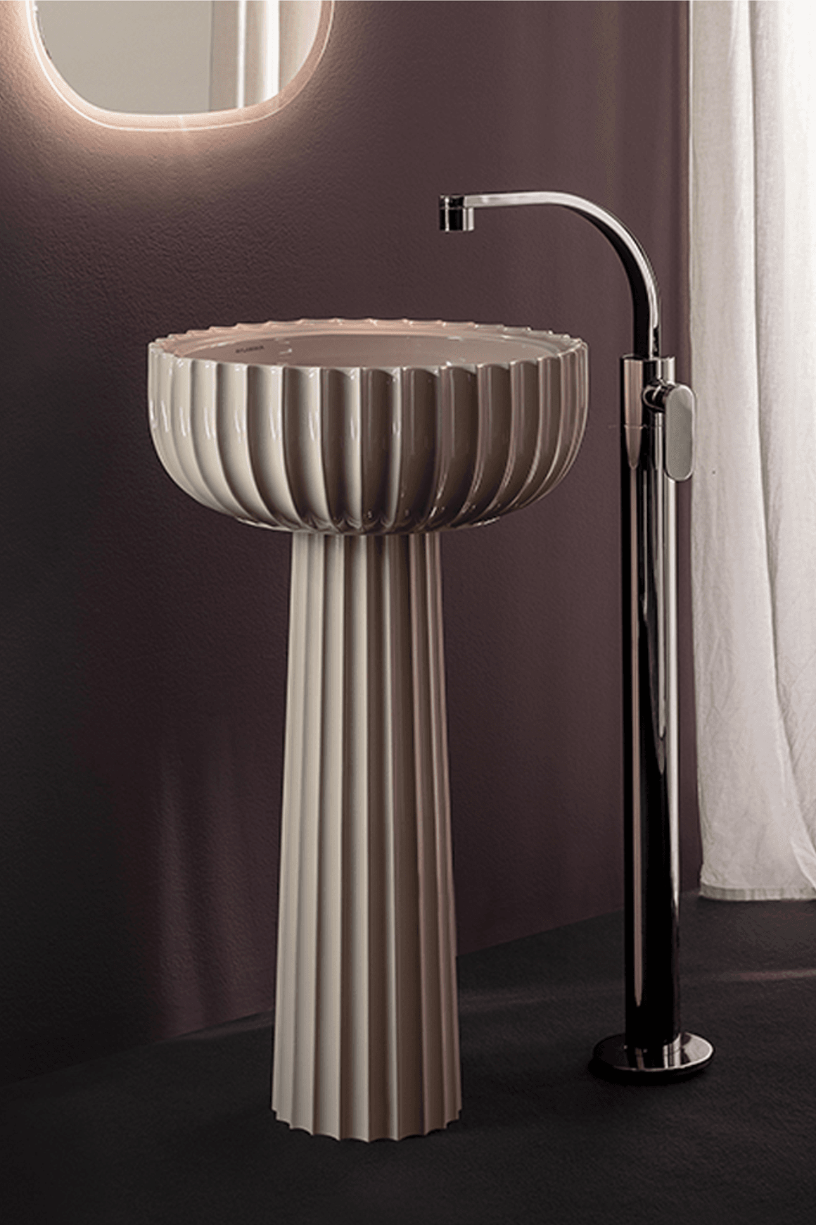 Settecento Pedestal For 44/50 Vessel Basin
