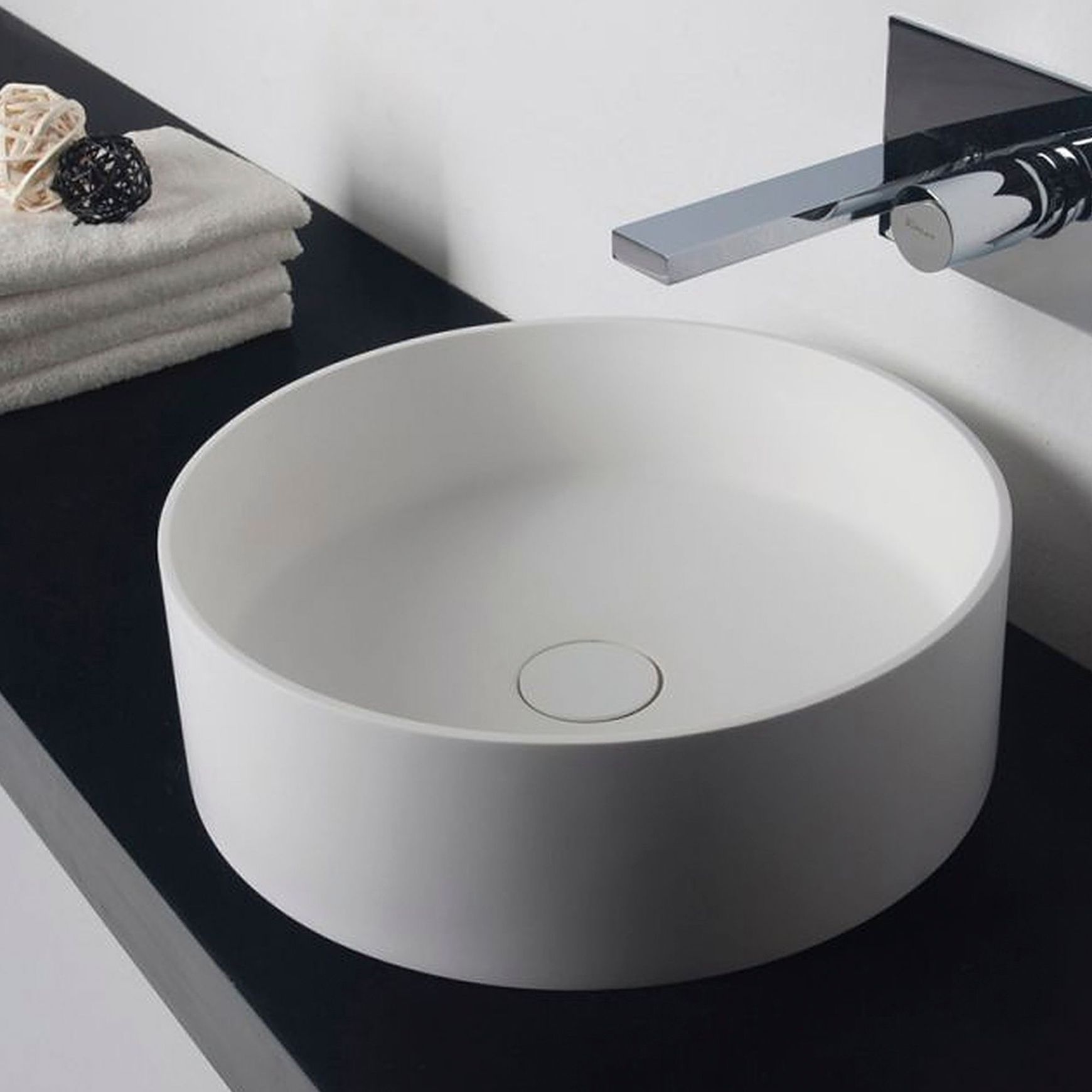 Super-Thin Ellipse Round Vessel Basin
