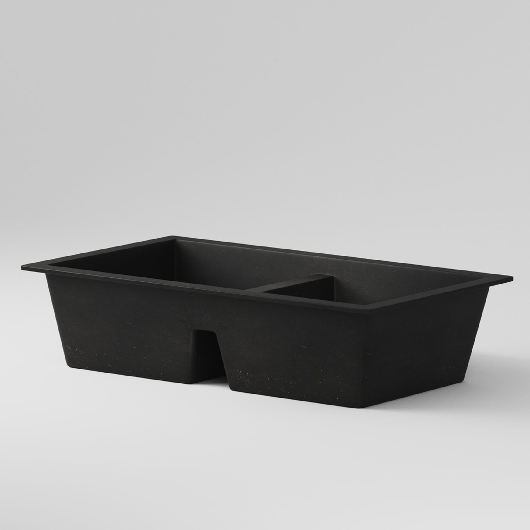 Vera Double Sink | Black Granite